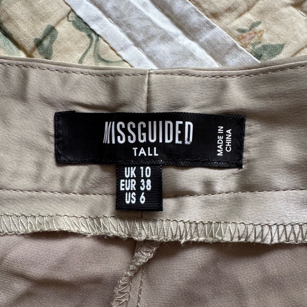 Missguided Tall Light Beige Trousers